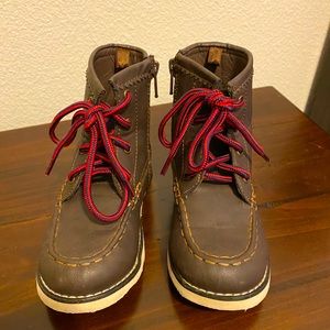 Toddler Boy - Brown Leather Boots